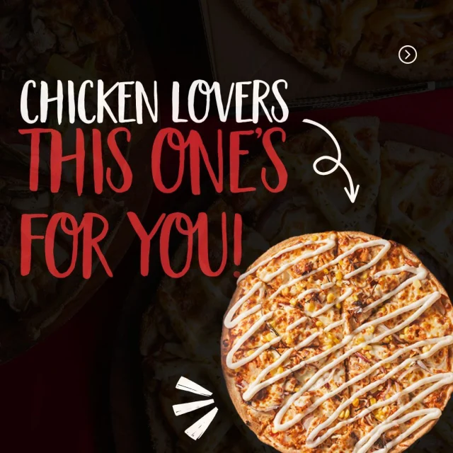 🍗🍕 Craving chicken? We’ve got you covered with our mouth-watering chicken pizzas! From tender chicken to the perfect toppings, each one is packed with flavour. 😋✨

Swipe through to check out our delicious chicken pizza flavours, all made with love and the finest ingredients. Whether you're into creamy, spicy, or savoury, we’ve got something to hit the spot.

Which one’s your fave? Let us know in the comments! 👇

#ChickenPizza #ILovePizza #PizzaLovers #PizzaGoals #FoodieFinds #PizzaTime #AussieEats 
#ILovePizzaAUS #SpreadingJoySliceBySlice #LoverEveryBite #PizzaLoversUnite #PizzaTime #PizzaTime #SydneyEats #CanberraEats #SupportLocalPizzerias #PizzaDelivery #TakeawayPizza #AussiePizzaLovers #FamilyPizzaNight #PizzaGoals #PizzaCravings #EventCateringAUS #pizzapromo #pizzadeal #pizzalovers #sydneyfoodblogger #canberrafoodblogger #canberrafood #sydneyfood