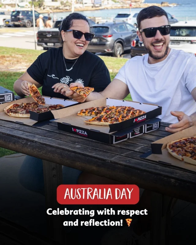 This Australia Day, let’s reflect on the rich history of the First Nations people, the original custodians of this land, while enjoying the holiday with friends, family, and great food. 🌏

Our Australiana Pizza is loaded with smoked ham, mozzarella, crispy bacon, and egg, the perfect way to share a slice of the day with your loved ones.

Here’s to good times, connection, and respect for all. 🍕

#AustraliaDay #FirstNations #RespectAndUnity #LoverEveryBite #ILovePizzaAUS #SpreadingJoySliceBySlice #LoverEveryBite #PizzaLoversUnite #PizzaTime #SydneyEats #CanberraEats #SupportLocalPizzerias #PizzaDelivery #TakeawayPizza #AussiePizzaLovers #FamilyPizzaNight #PizzaGoals #PizzaCravings #EventCateringAUS #pizzalovers #sydneyfoodblogger #canberrafoodblogger #canberrafood #sydneyfood